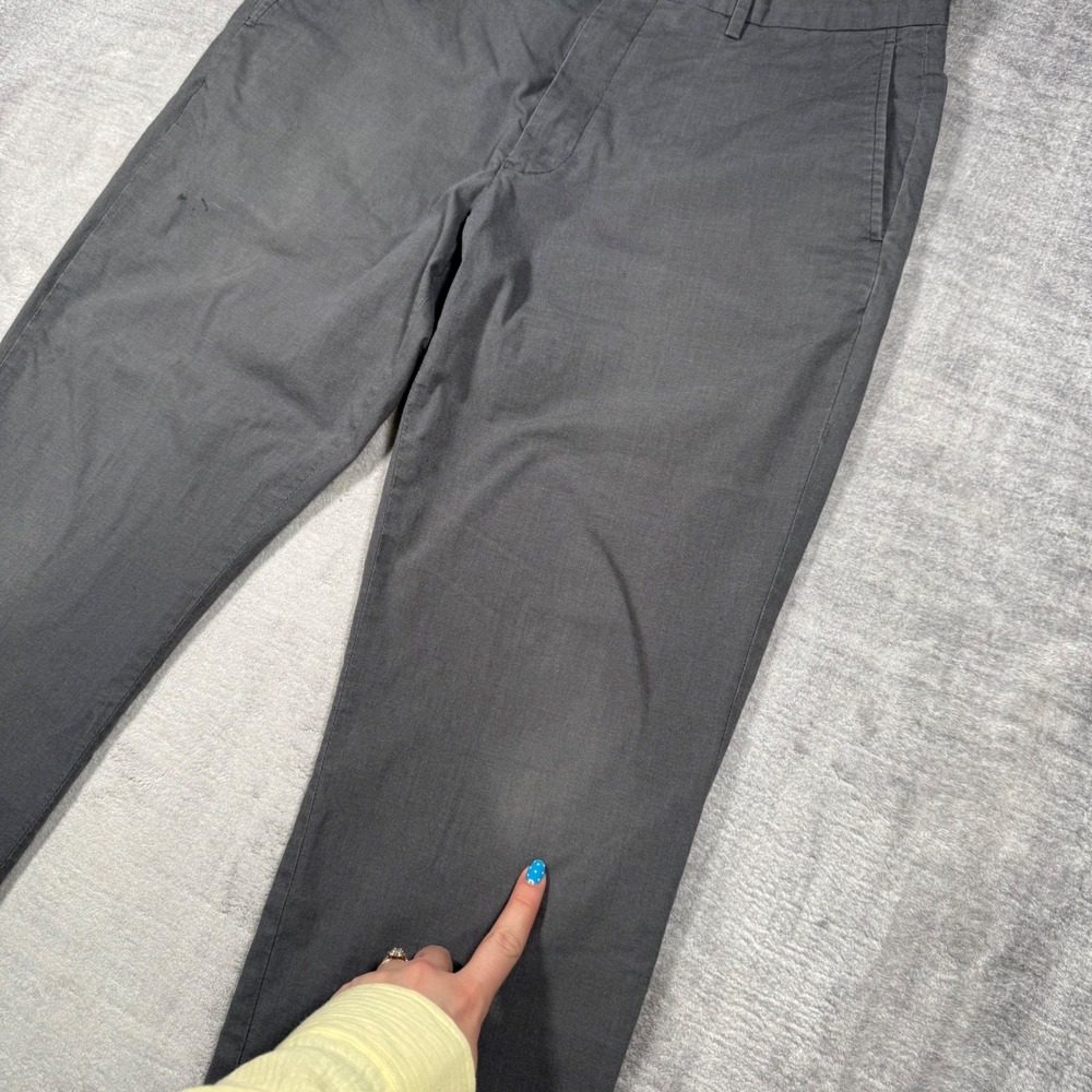Polo Ralph Lauren Pants Mens 34x32 Gray CHino Straight Fit Stretch Cotton Casual - Picture 2 of 12